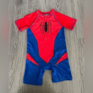 Spider-Man one piece bathing suit size 3t